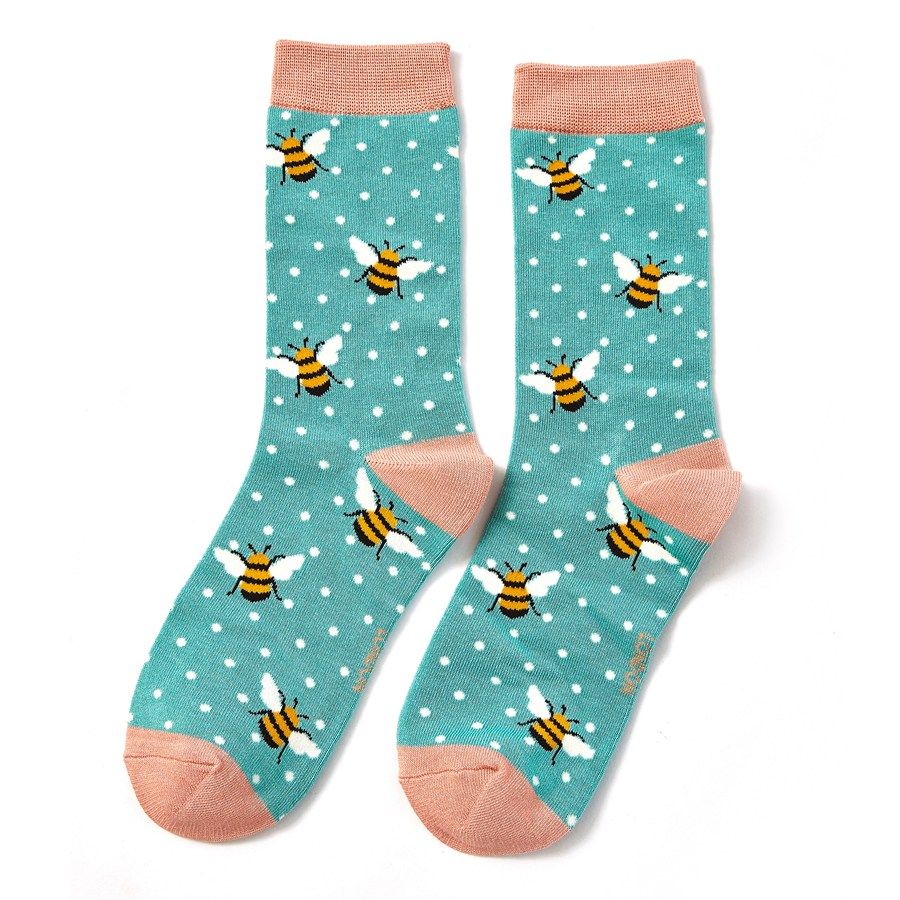 Ladies Bamboo Socks In a Box - Bumble Bees Socks BambooBeautiful Ltd 