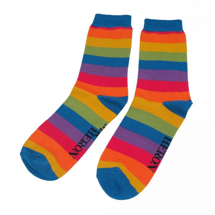 Mens Bamboo Socks In a Box - Thick Stripes Socks BambooBeautiful Ltd 