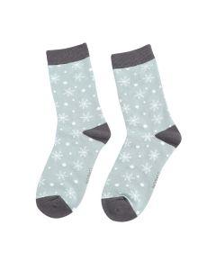 Miss Sparrow Bamboo Socks - Duck Egg Socks BambooBeautiful Ltd 