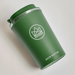 Neon Kactus Reusable Coffee Cup Food & Beverage Carriers BambooBeautiful Ltd 