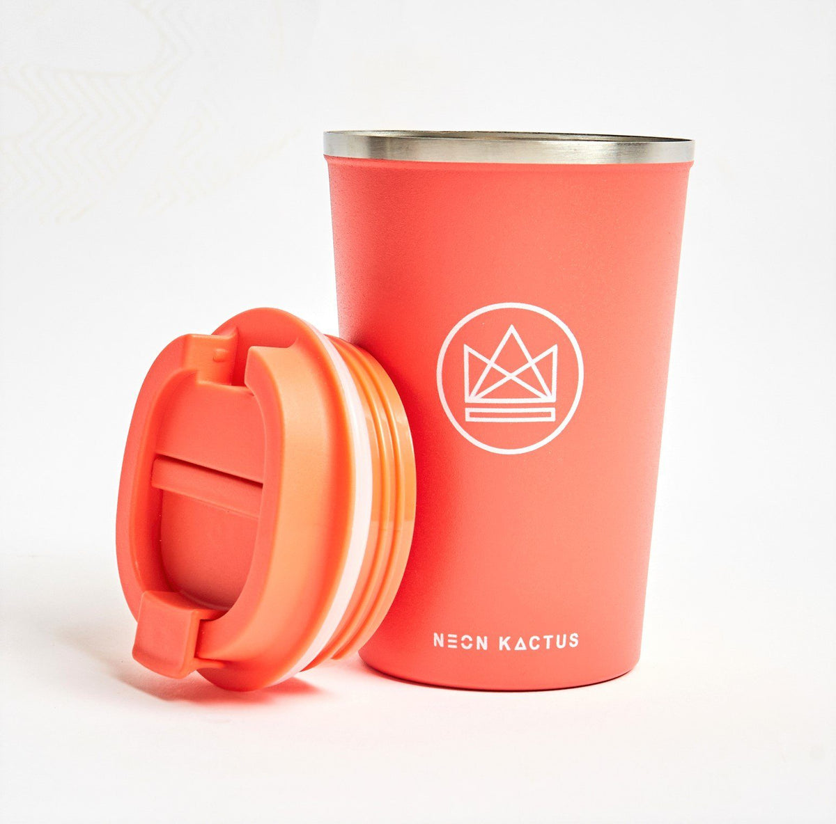 Neon Kactus Reuseable Coffee Cup BambooBeautiful Ltd 