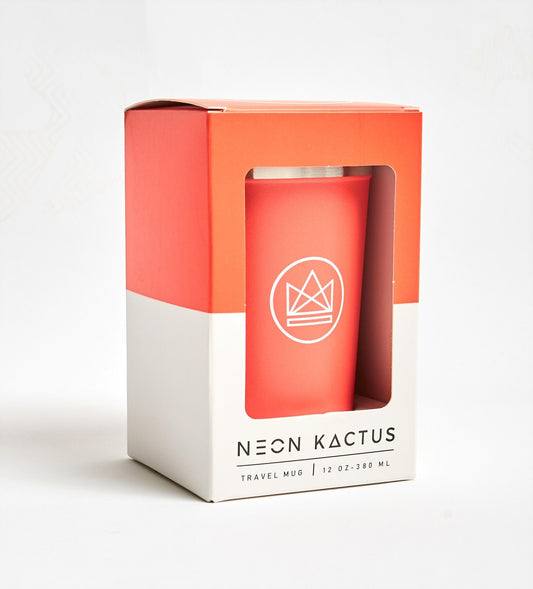 Neon Kactus Reuseable Coffee Cup BambooBeautiful Ltd 