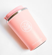 Load image into Gallery viewer, Neon Kactus Reuseable Coffee Cup BambooBeautiful Ltd Pink Flamingo 