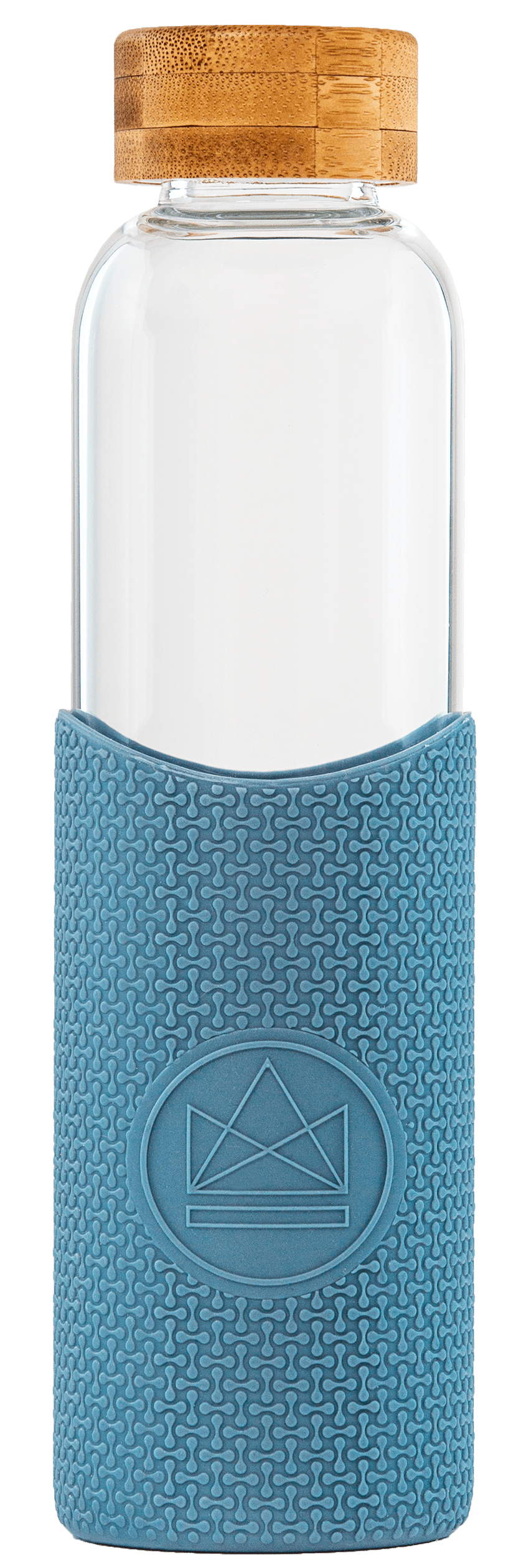Neon Katcus Reuseable Glass Water Bottle Water Bottle BambooBeautiful Super Sonic 