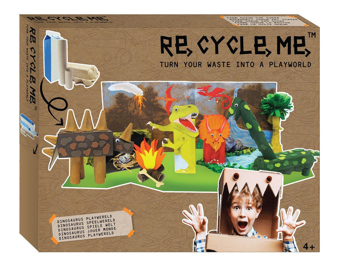 ReCycleMe - Dinosaur Playworld Craft Kit Arts & Crafts BambooBeautiful Ltd 