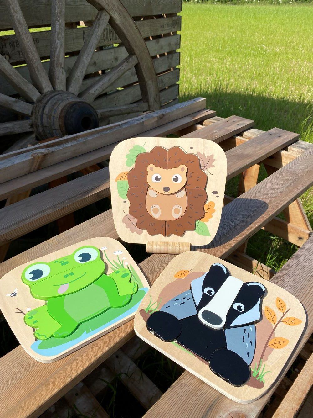 Wooden Animal Puzzle Toys & Games BambooBeautiful 