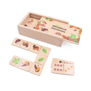 Wooden Dominoes Toys & Games BambooBeautiful 