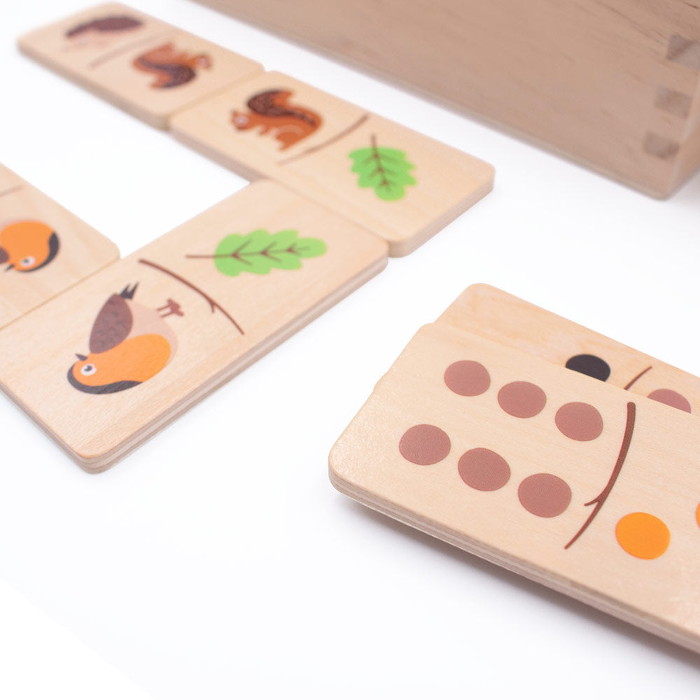 Wooden Dominoes Toys & Games BambooBeautiful 