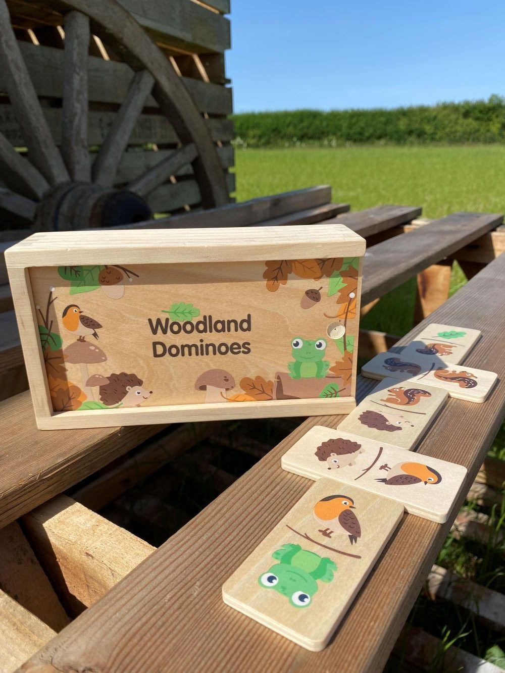 Wooden Dominoes Toys & Games BambooBeautiful 