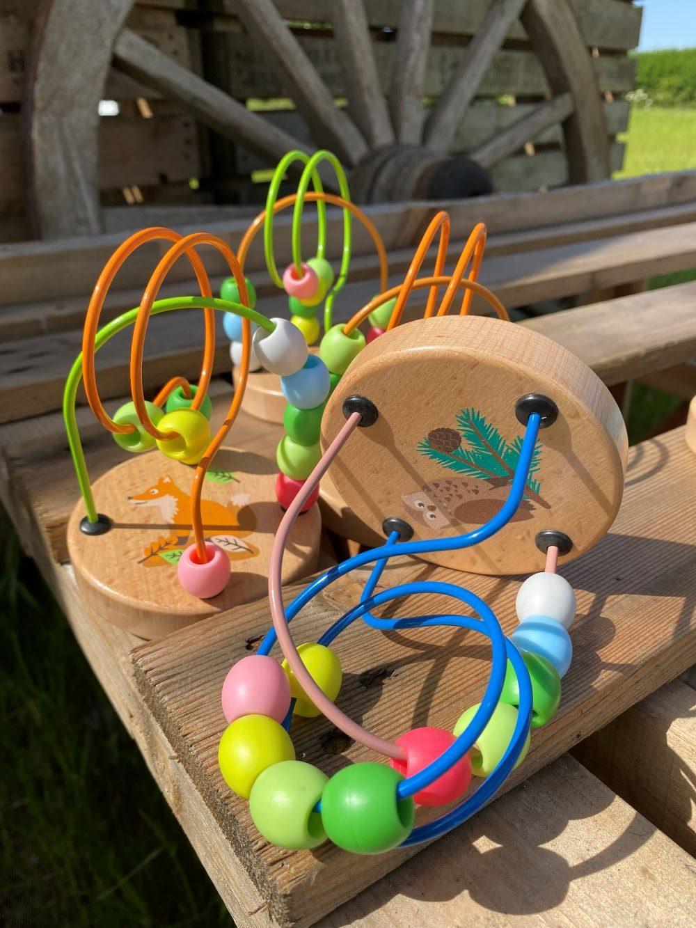 Wooden Mini Bead Coaster Toys & Games BambooBeautiful 