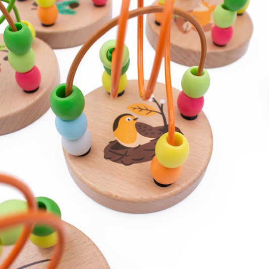 Wooden Mini Bead Coaster Toys & Games BambooBeautiful 