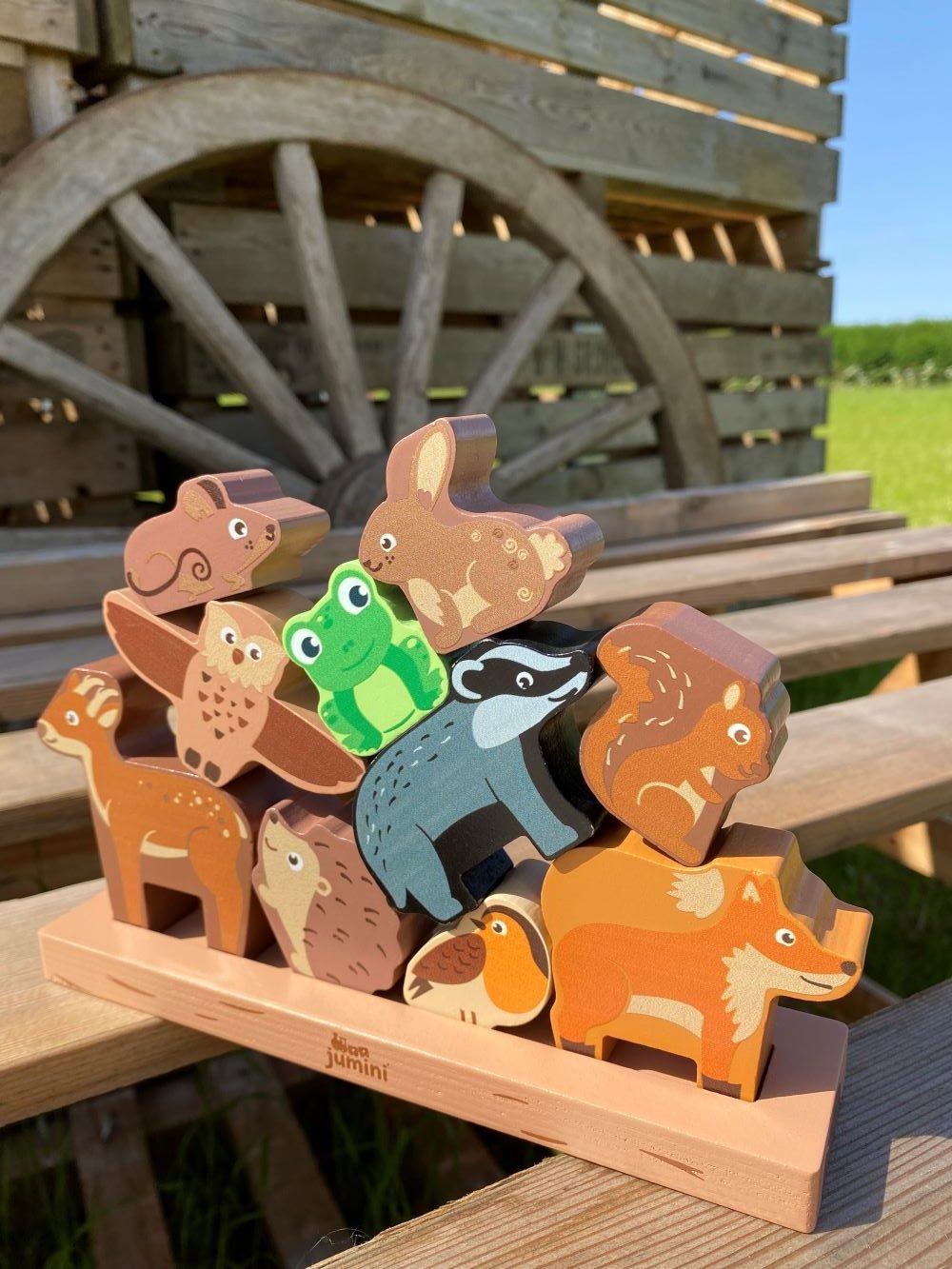 Woodland Wooden Balance Game Toys & Games BambooBeautiful 